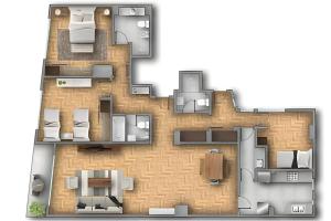 Apartamento Familiar de 3 Habitaciones en Recoleta