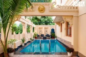 Udaikot by StayVista, A hill-view villa adorned with Heritage decor, Offering a terrace, Lawn & Indoor games for a perfect retreat - Bedla