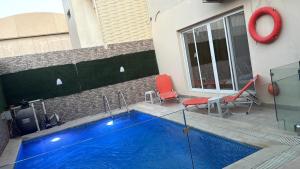 شقة مودرن ومسبح تدفئة