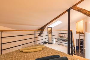 Appartements Loft type industriel : photos des chambres