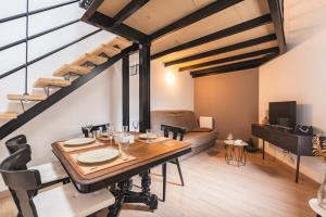 Appartements Loft type industriel : photos des chambres