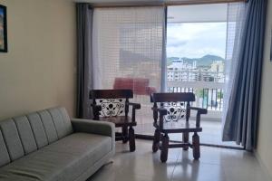 Apto vista al mar en playa Rodadero