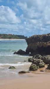 Flat Beira-mar em praia paradisíaca