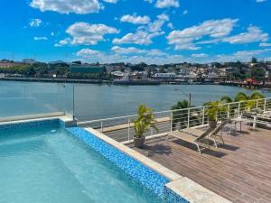 BEST Studio, Pool & Gym, River view from terrace