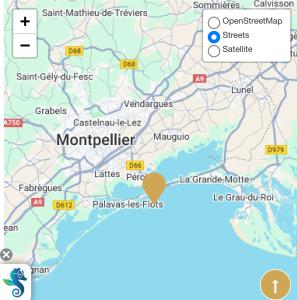 T3 vue port 200m de la plage 2 chambres avec garage