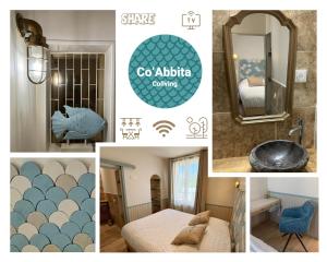 Chambre dans une maison partagée rustic-chic avec jardin 'CoAbbita'