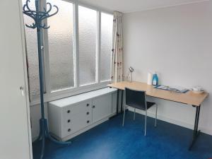 Historic canal house in green residential area