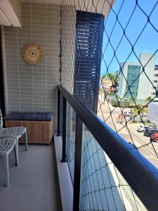 Flat com dois quartos na praia do Cabo Branco - climatizado e completo