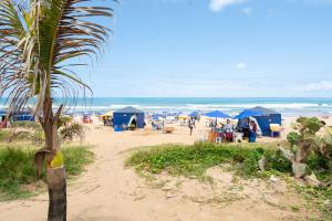 Luxo na Praia com Piscina, Ar e Garagem