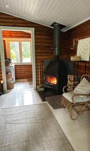 Hirsimökki,Meri,Sauna,Terassi