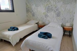 Maisons de vacances Maison neuve avec piscine chauffee de mai a septembre a 6 minutes de la plage : photos des chambres