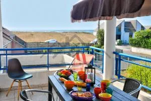 LocaLise - B02- Appartement vue mer - Plage et centre à pied - Balcon - Wifi inclus - Draps inclus - Animaux bienvenus - Plobannalec-Lesconil