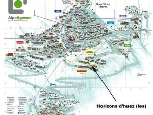 Charmant 2 piècesmezzanine 6 pers. à LAlpe dHuez - FR-1-405-163