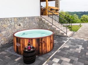 Apartment Stone and Wood