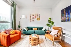 Balcony Gym 1 Garage Parking Sleeps 10 - Чикаго