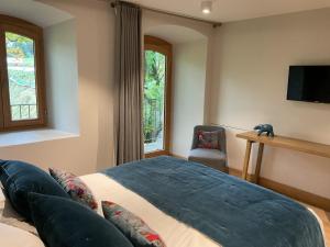 Appartements Ski in ski out Le Moulin charming duplex just 50 m from Princesse gondola Megeve : photos des chambres