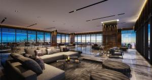 Sky & River side view bts condo