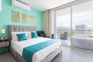 Hermosa suite con vista al mar