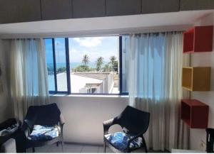 Flat vista mar no melhor trecho do Pina