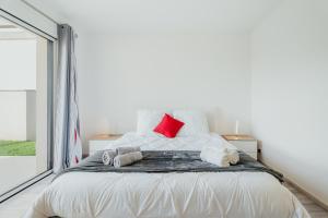 Maisons de vacances Maison avec jardin proche Dinan : photos des chambres