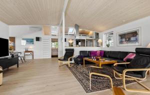 Nice Home In Knebel With House Sea View