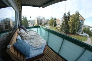 Peaceful City Apartment with Sauna & Balcony