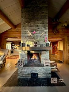 Cozy log cabin in Hafjell ski in out and sauna