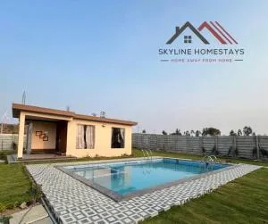 2BHK Farmhouse near Ananthigirii Hills by Skyline Homestays - Pargi
