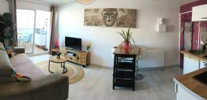 La Perle Marine, Cosy et rénové, 200 m de la plage, 1 chambre, parking et Wifi