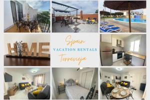 Appartment with equipped solarium barbecue and swimming pool