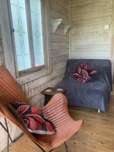 Ceridwen Glamping, double decker bus and Yurts