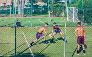 ISA-Village with swimming-pool in Montalto Marina just 100 meters from the beach, mobile homes with air conditioning and private outdoor area