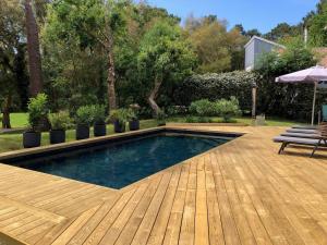 Villa contemporaine à Seignosse avec piscine chauffée, proche océan - FR-1-791-10