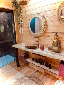 Lodges Cabane Coco boheme : photos des chambres
