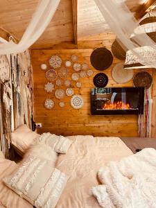 Lodges Cabane Coco boheme : photos des chambres
