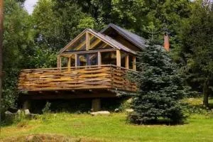 Blockhaus in Gajwka mit Kaminofen - Gajowka
