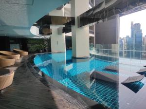 Big Room in Makati PH Perfect View of New Years Fireworks Display from Rockwell City