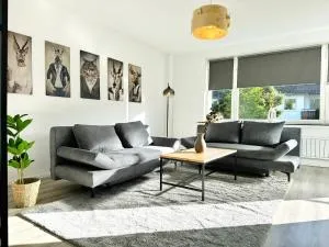 Großzügige Wohnung - 6 Personen-3 Schlafzimmer- Parkplatz- Waschmaschine-2 Balkone - 沃尔夫斯堡