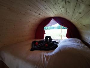 Maisons de vacances La roulotte des nuits etoilees du moulin : photos des chambres