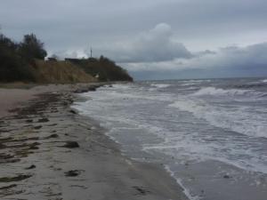 High bank with sea view