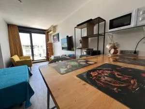 StuDio 75 pour 2 personnes avec terrasse - vue mer - Desbassyns