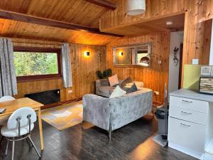 Snow14 Hot tub-Woodlandlodges-Tenby-Pendine