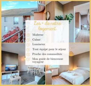 Appartements Chez Matias I T3 I Ville-la-Grand : photos des chambres
