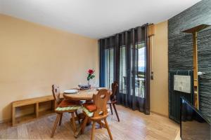 Chaleureux studio avec vue sur les montagnes