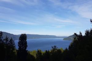 Cabaña con vista al Lago Colico