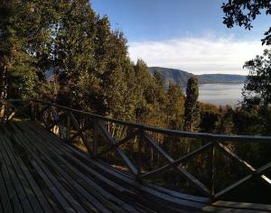 Cabaña con vista al Lago Colico