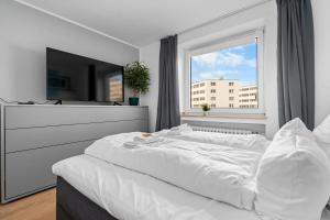 Design Luxus, Vollausstattung, 2 min Hbf Duisburg, beste Betten, 2 55" TV, Netflix, W24