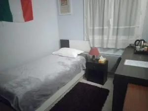 Chambre bleue lit individuel - Brie-Comte-Robert