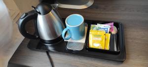 Chambre bleue lit individuel