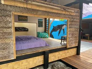 Fare BAMBOO avec PALAPA et piscine partagée - Moorea